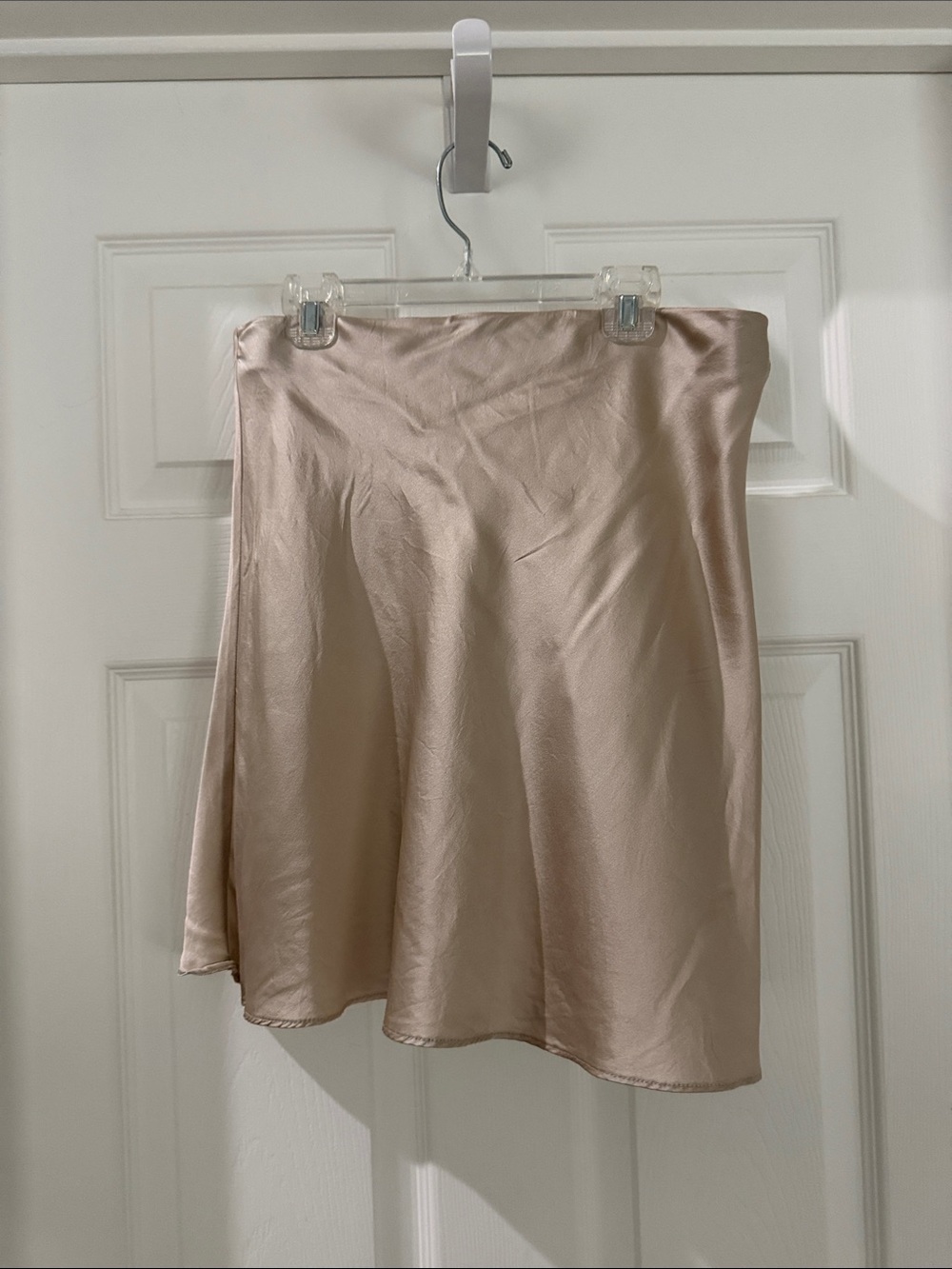 Quince 100% Silk A-Line Mini Skirt